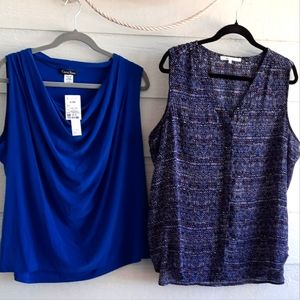 Violet Claire 2X Bundle NWT & Carol Rose Tops